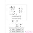 LIVCO CORSETTI FASHION - THIARA LC 20213 SET BODY + STOCKINGS RED L/XL