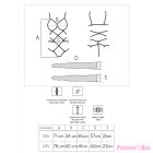 LIVCO CORSETTI FASHION - THIARA LC 20213 SET BODY + STOCKINGS BLACK S/M