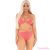 LEG AVENUE - TOP & PANTIES CORAL WITH STRAPS