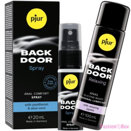 PJUR - BACK DOOR SET OF ANAL LUBRICANT AND SPRAY