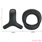 PRETTY LOVE - ELLIOTT  BLACK VIBRATOR RING