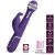 PRETTY LOVE - DEJON RABBIT VIBRATOR 3 IN 1 MULTIFUNCTION PURPLE