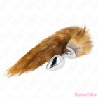 KINK - ANAL PLUG SIZE L 10 X 4 CM WITH SYNTHETIC TAIL 40 CM BROWN