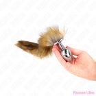 KINK - ANAL PLUG SIZE L 10 X 4 CM WITH SYNTHETIC TAIL 40 CM BROWN