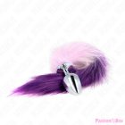 KINK - ANAL PLUG SIZE L 10 X 4 CM WITH SYNTHETIC TAIL 40 CM PURPLE