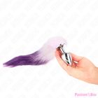 KINK - ANAL PLUG SIZE L 10 X 4 CM WITH SYNTHETIC TAIL 40 CM PURPLE