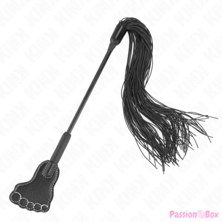 KINK - FOOT SHAPED PADDLE WITH TASSEL WHIP 31 CM
