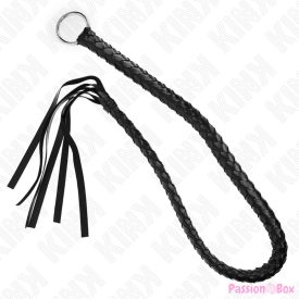 KINK - SNAKE WHIP WITH BLACK HAND RING 65 CM