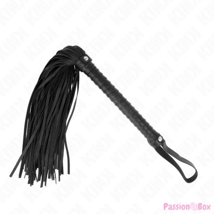 KINK - WHIP WITH BLACK TEXTURED HANDLE 48.5 CM