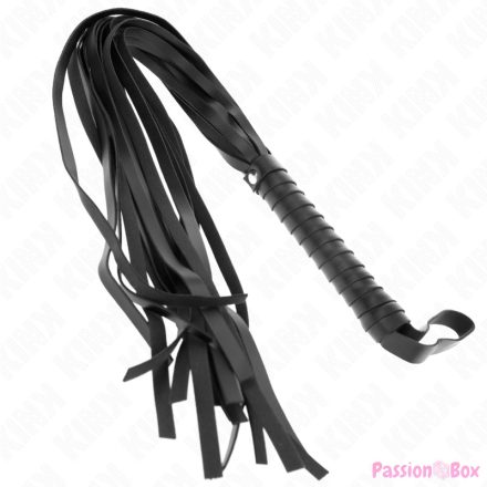 KINK - NEGRO SHORT HANDLE LONG TAIL WHIP 70 CM