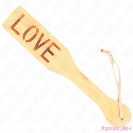 KINK - BAMBOO PALETTE WORD LOVE 32 X 5.5 CM