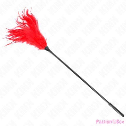 KINK - MULTIPLE RED TICKLE FEATHERS 45 CM