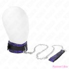 KINK - SHORT VELVET LACE NECKLACE WITH BELT 105 CM WITH NYLON TRIM 44 X 5.5 CM