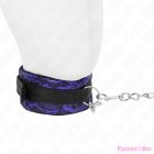 KINK - SHORT VELVET LACE NECKLACE WITH BELT 105 CM WITH NYLON TRIM 44 X 5.5 CM