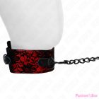 KINK - LACE NECKLACE WITH BELT WITH REAL LEATHER BELT 105 CM / 44 X 5.5 CM