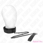 KINK - NEOPRENE BONDAGE COLLAR MODEL 2 WITH BELT 78 CM ADJUSTABLE 37.5 X 49.5 CM