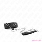 KINK - NECKLACE WITH BELT 65 CM WITH V RIVET ADJUSTABLE 36-43 CM X 5 CM