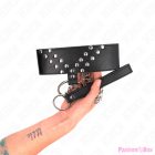 KINK - NECKLACE WITH BELT 65 CM WITH V RIVET ADJUSTABLE 36-43 CM X 5 CM