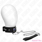 KINK - NECKLACE 65 CM WITH STRAP WITH BLUE DIAMONDS ADJUSTABLE 36-43 CM X 5 CM