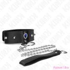 KINK - NECKLACE 65 CM WITH STRAP WITH BLUE DIAMONDS ADJUSTABLE 36-43 CM X 5 CM