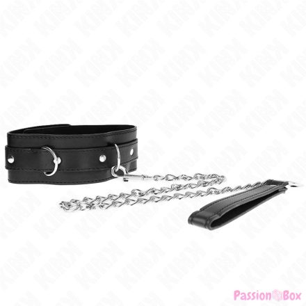 KINK - COLLAR WITH BELT 65 CM WITH STRAP BLACK 54 X 4.5 CM