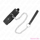 KINK - NECKLACE WITH LEASH 65 CM 1 RING ADJUSTABLE 38-49 CM X 5 CM