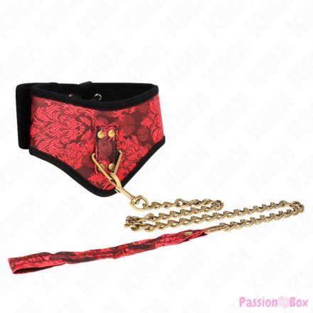 KINK - SCANDAL MODEL NECKLACE WITH LACE STRAP 75 CM 44 X 10 CM