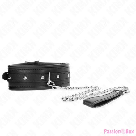 KINK - NECKLACE WITH SHINY BUCKLE STRAP 65 CM 48.5 CM X 5.3 CM