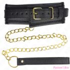 KINK - NECKLACE WITH SPONGE IMITATION LEATHER STRAP MODEL 1 ADJUSTABLE 37-54 CM X 3 CM