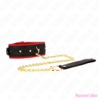 KINK - COLLAR WITH PLAIN FABRIC LEASH ADJUSTABLE 33-48 CM X 5.7 CM