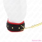 KINK - COLLAR WITH PLAIN FABRIC LEASH ADJUSTABLE 33-48 CM X 5.7 CM