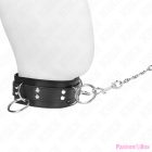 KINK - 3 RING SLAVERY NECKLACE WITH STRAP 80 CM 53 X 5 CM
