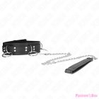 KINK - 3 RING SLAVERY NECKLACE WITH STRAP 80 CM 53 X 5 CM