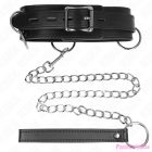 KINK - 3 RING SLAVERY NECKLACE WITH STRAP 80 CM 53 X 5 CM