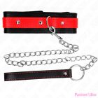 KINK - NECKLACE WITH RED STRAP 65 CM AJUSTABLE 36-43 CM X 5 CM