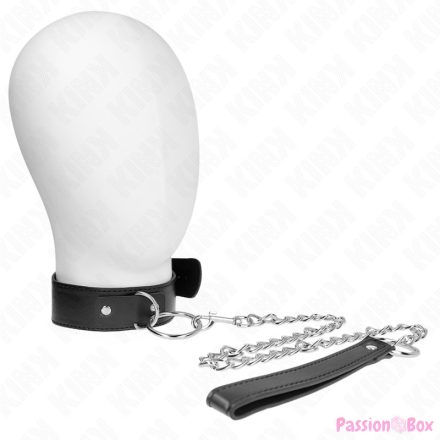 KINK - BASIC MODEL COLLAR WITH LEASH MODEL 4 ADJUSTABLE 36-43 CM