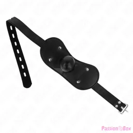 KINK - BALL GAG MOUTH MASK WITH LOCK ADJUSTABLE 42-60 CM