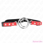 KINK - GAG WITH MULTIPLE O-RINGS 4 / 4.8 CM RED 38 X 56 CM
