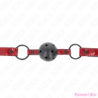 KINK - SHINY LEATHERETTE BALL 4.5 CM GAG 63.5 X 2 CM ADJUSTABLE 41 X 59 CM