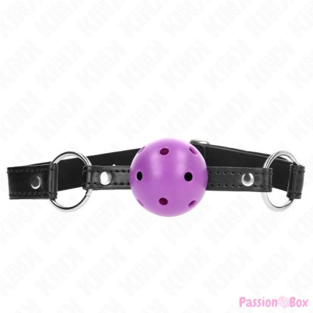 KINK - HOLLOW HARD PURPLE BALL 4.5 CM GAG 63.5 X 2 CM