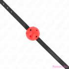 KINK - SIMPLICITY RED BREATHABLE 4.5 CM BALL GAG 62 x 1.5 CM