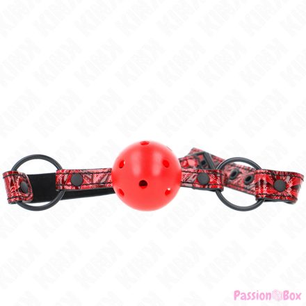 KINK - DIAMOND PATTERN BALL 4.5 CM GAG MODEL 1 64.5 CM ADJUSTABLE 42-60 CM