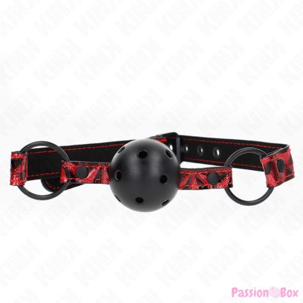 KINK - DIAMOND PATTERN BALL 4.5 CM GAG MODEL 2 64.5 CM ADJUSTABLE 42-60 CM