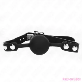 KINK - MODEL 1 SILICONE BALL 4 CM GAG WITH LOCK 60 x 2 CM