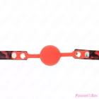 KINK - MODEL 2 SILICONE BALL 4 CM GAG WITH LOCK 60 x 2 CM