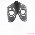 KINK - LEATHERETTE MASK WITH RIVETS MODEL 2 30 x 12 CM