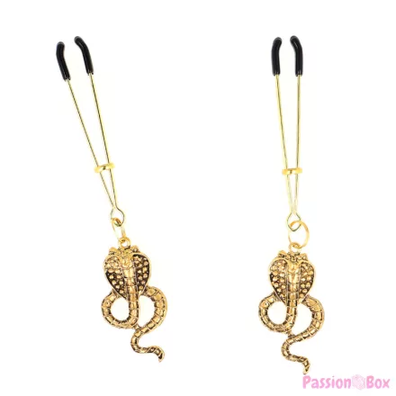 KINK - COBRA PENDANT NIPPLE CLAMPS 6 CM