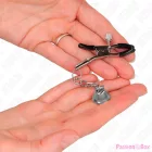 KINK - SILVER BELL PENDANT NIPPLE CLAMPS 6 CM