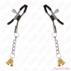 KINK - GOLD BELL PENDANT NIPPLE CLAMPS 6 CM