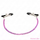 KINK - CHAIN NIPPLE CLAMPS PURPLE 30 CM